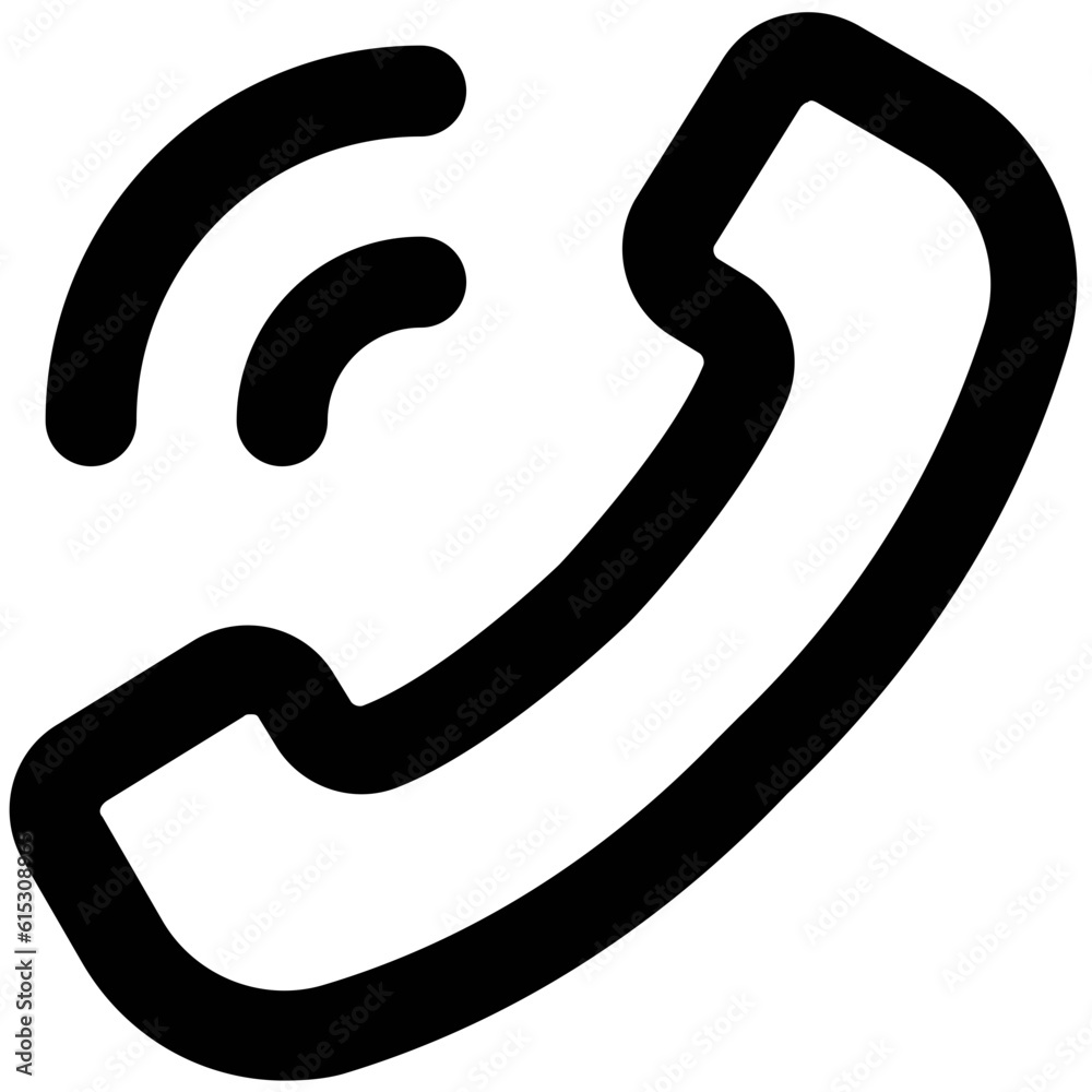 Trendy bold line icon of mobile Trendy bold line icon of mobile