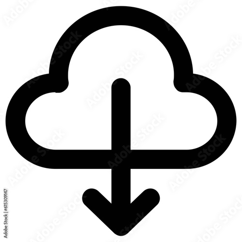 Set of Communication Interface Line Icons
