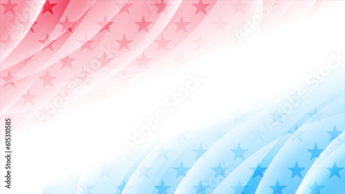 Wavy concept USA flag abstract background