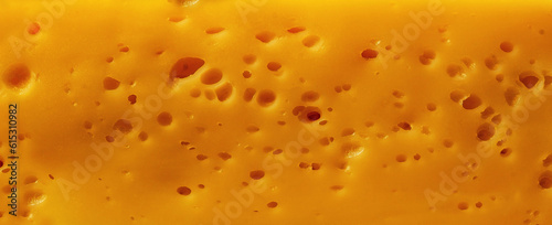 Texture of swiss cheese closeup, cheese texture, macro texture