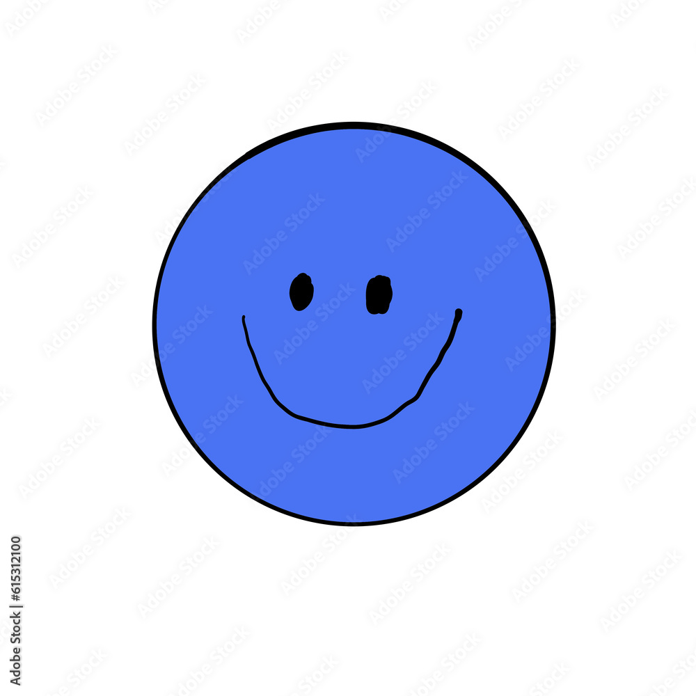 Fototapeta premium illustration of a smiling face