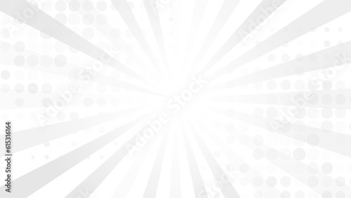 Retro background with rays or stripes in the center. Sunburst or sun burst retro background. Sunburst background with grey rays. Abstract summer sun shine. Grey colors. Flat vector illustration