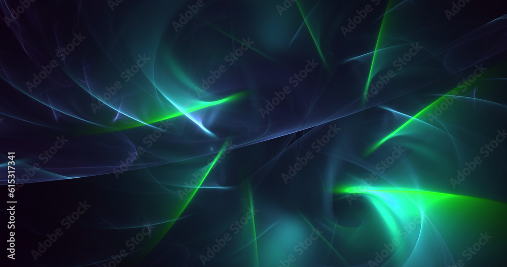 Fototapeta premium 3D rendering abstract fractal electromagnetic background 