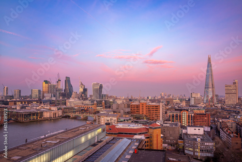 Photography london city skyline