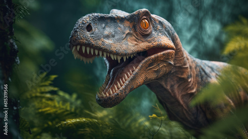 tyrannosaurus rex dinosaur in the forest  © EmmaStock
