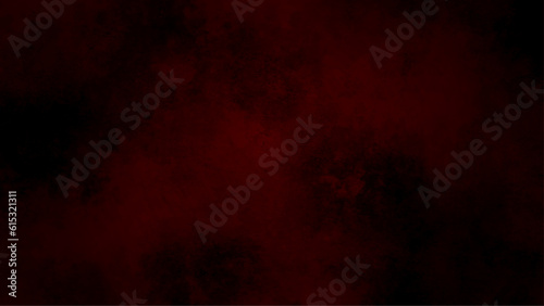 Dark Red horror scary background. Dark grunge red texture concrete. Dark grunge red concrete. Grunge textured stone wall background. Dark red grungy background or texture.