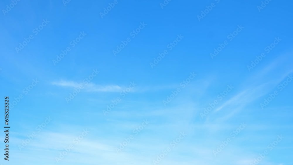 In the video timelapse, the blue sky appears as a vibrant and vivid expanse of color. It showcases a clear and bright atmosphere, conveying a sense of openness and tranquility. Nature time lapse. 4K
In the video timelapse, the blue sky appears as a vibrant and vivid expanse of color. It showcases a clear and bright atmosphere, conveying a sense of openness and tranquility. Nature time lapse. 4K