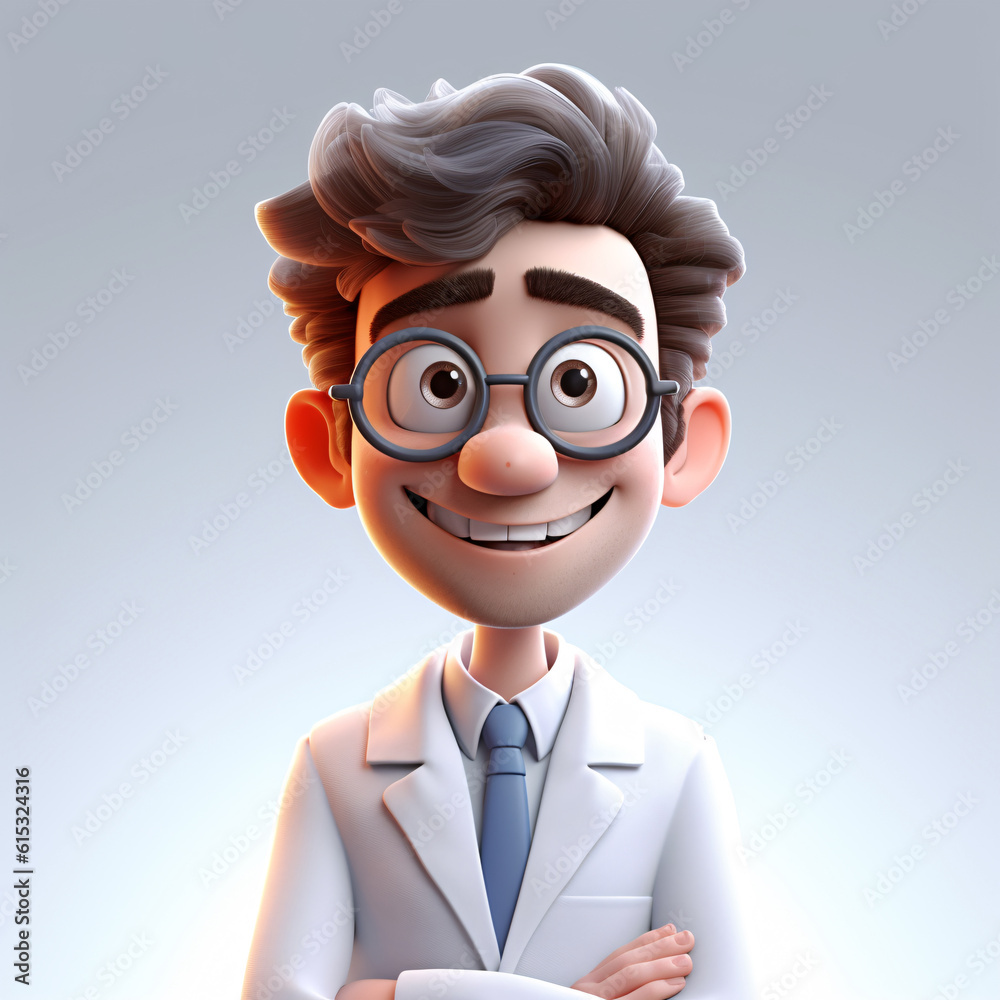 3D rendering of a doctor's avatar, Internet medical care, pharmaceutical e-commerce, health remote diagnosis, 3D rendering of a doctor's avatar, Internet medical care, pharmaceutical e-commerce, health remote diagnosis,