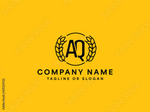 AQ Initial Logo Template Vector Illustration Editable File photo