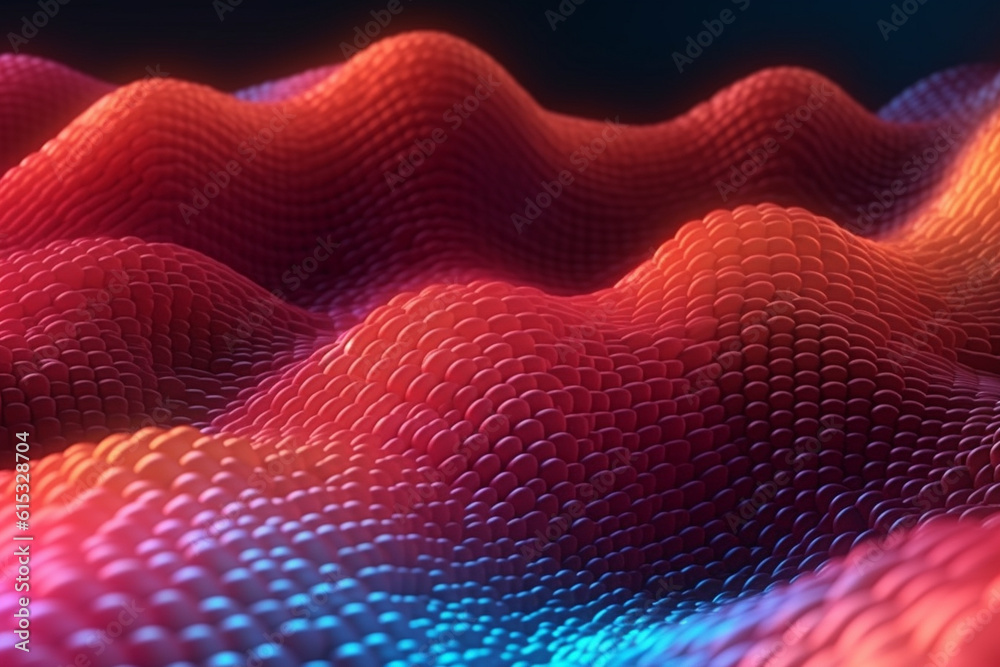 Mesmerizing world of an abstract digital waves background, where vibrant colors and intricate patterns blend harmoniously to create a visually captivating wallpaper illustration. Ai generated Mesmerizing world of an abstract digital waves background, where vibrant colors and intricate patterns blend harmoniously to create a visually captivating wallpaper illustration. Ai generated