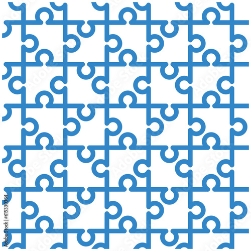 background with puzzle motif vector