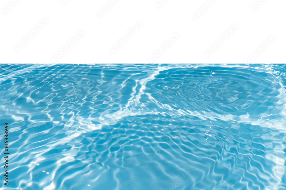 Blue water with ripples on the surface with sand sea beach transparent ...