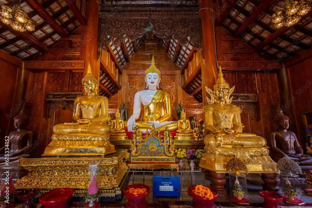Obraz premium Wat Ban Den temple or Wat Den Sa Lee Si Muang Gan at Chiang Mai, Thailand