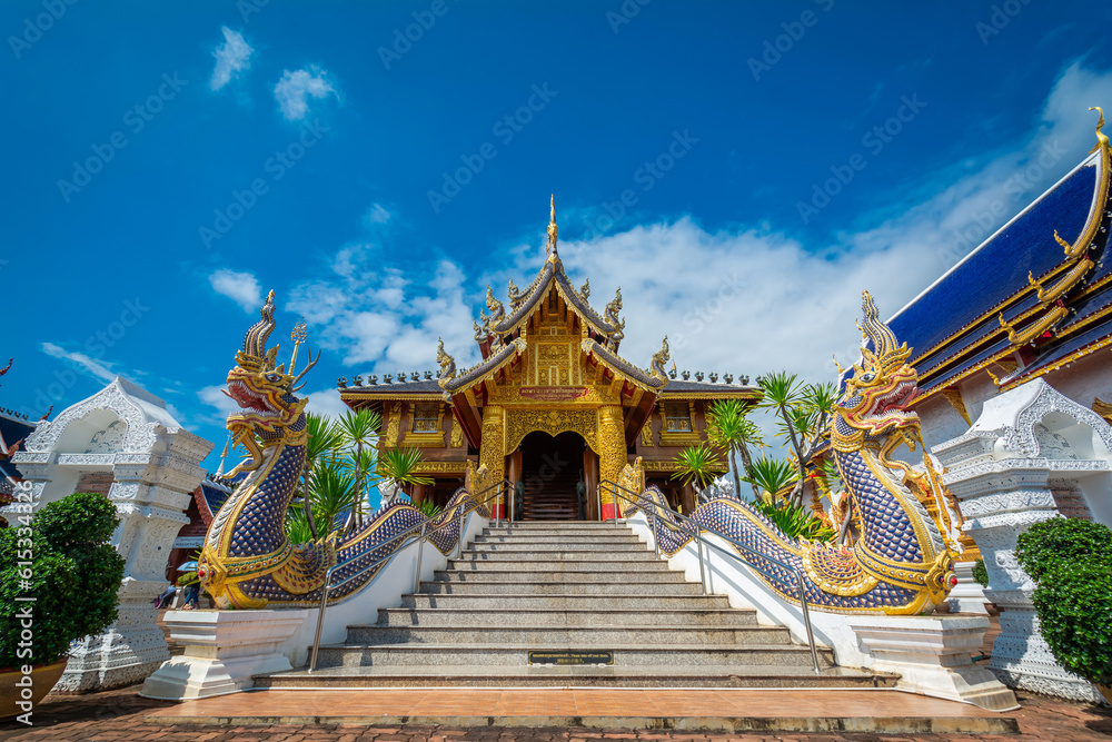 Fototapeta premium Wat Ban Den temple or Wat Den Sa Lee Si Muang Gan at Chiang Mai, Thailand