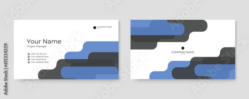 vector abstract business card template