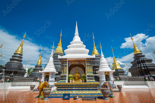 Wat Ban Den temple or Wat Den Sa Lee Si Muang Gan at Chiang Mai, Thailand