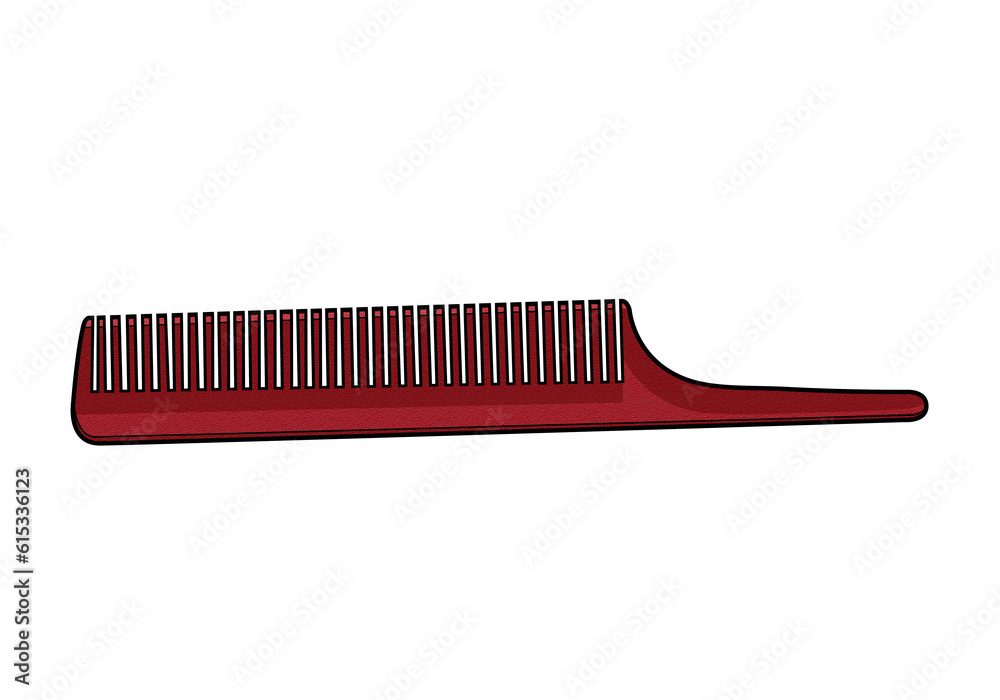 Comb barber tools shop pattern illustration. Comb barber tools shop pattern illustration.