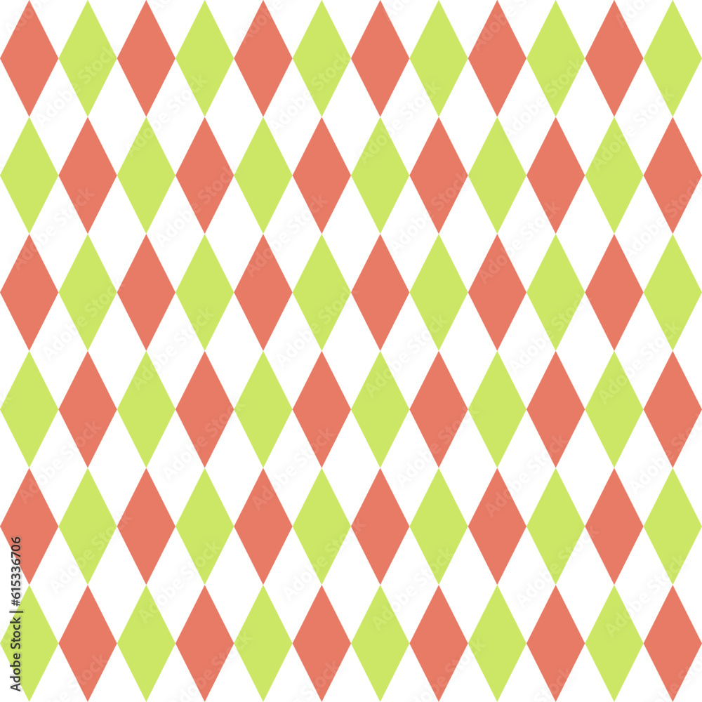 Fototapeta premium Seamless pattern with rhombuses. Vector Illustration.