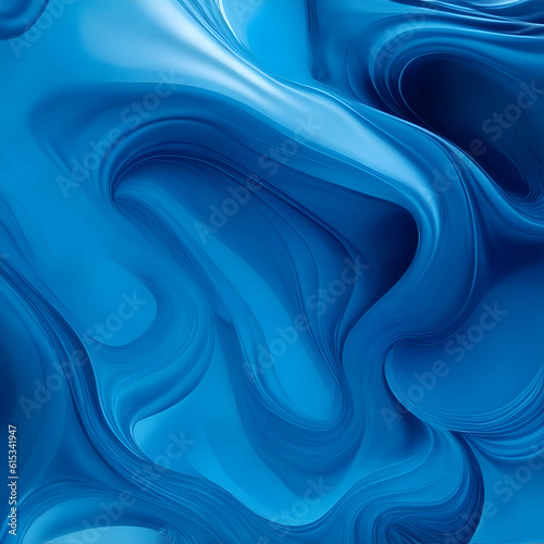 abstract fluid art liquid flow blue gradient wave background
