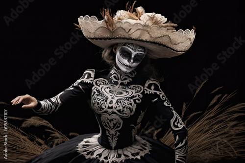 Day of the Dead created with Generative AI technology