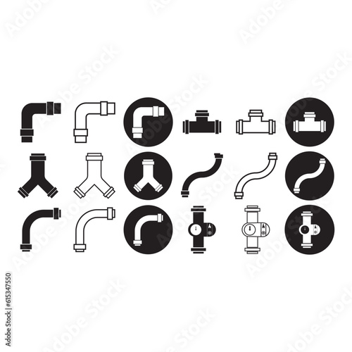 pipe icon vector