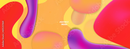 Vector modern colorful colourful abstract background with fluid shapes