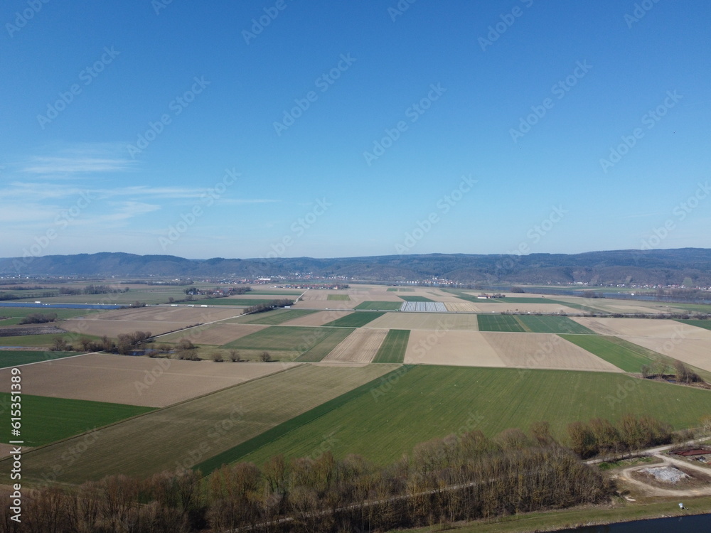 aerial view in Bavaria