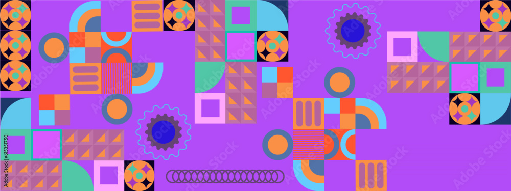 Retro background geometric fullcolor Retro background geometric fullcolor