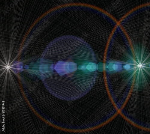 Abstract illustration background with colorful paints