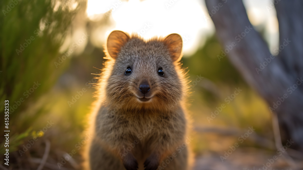 Naklejka premium Quokkas in the woods