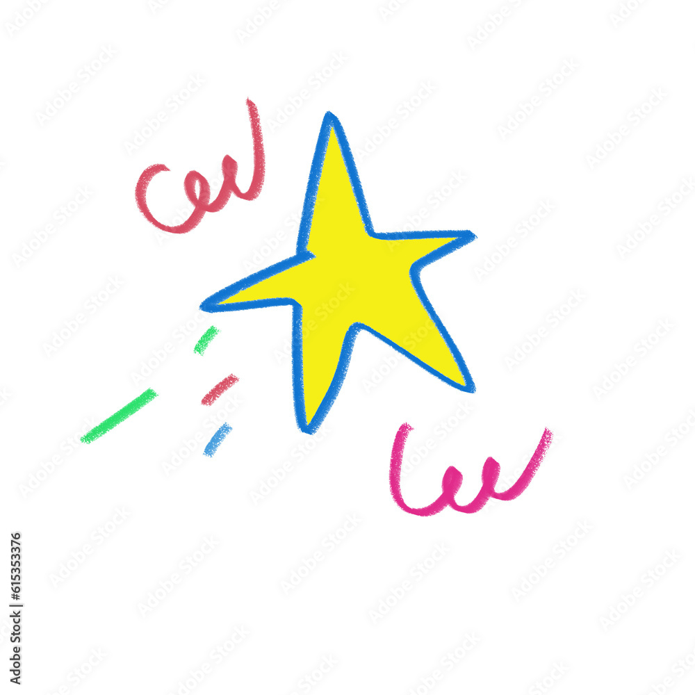 Obraz premium star logo design