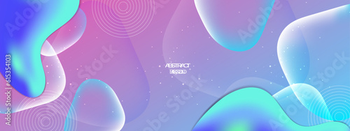 Vector abstract colorful colourful gradient background with fluid shapes