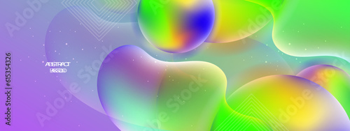Vector modern colorful colourful abstract background with fluid shapes