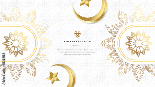 Vector cultural eid mubarak eid adha idul fitr ramadan kareem card design white background
