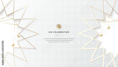 Vector cultural eid mubarak eid adha idul fitr ramadan kareem card design white background