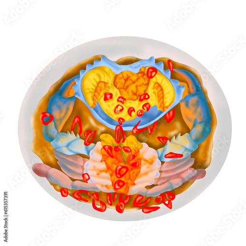 Crab Seafood Cartoon