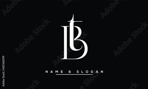 BT,  TB,  B,  T  Abstract  Letters Logo  Monogram