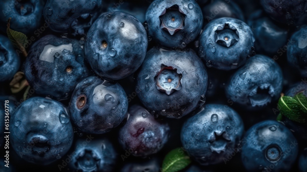 Blueberry background abstract texture, closeup photo with water drops Blueberry background abstract texture, closeup photo with water drops