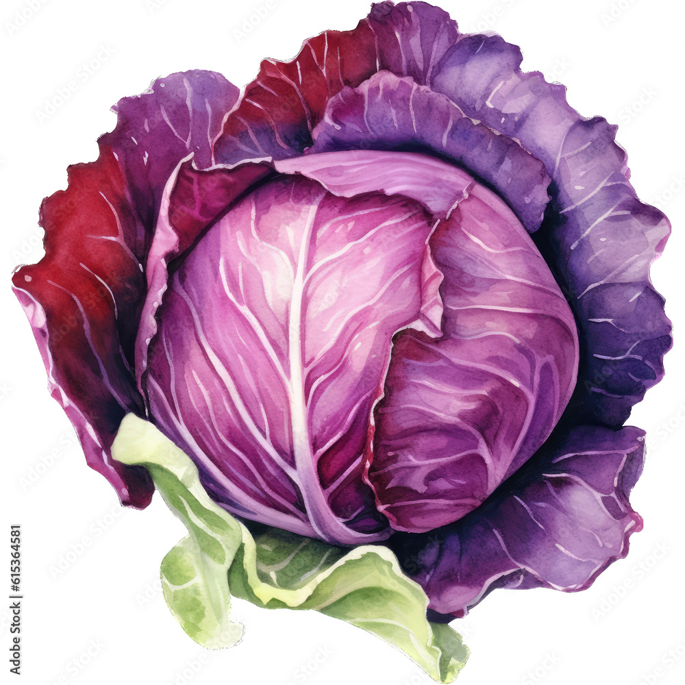 Unveiling the Beauty and Versatility of Red Cabbage in this Captivating Artwork Unveiling the Beauty and Versatility of Red Cabbage in this Captivating Artwork