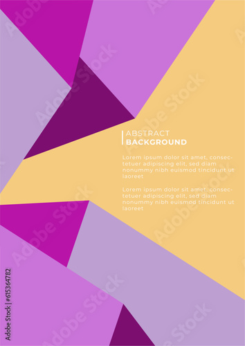 Vector colorful colourful flat geometric background