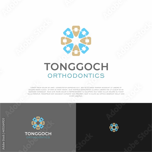 Dentist logo for care service
