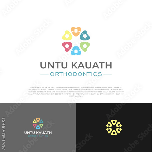 Dentist logo for care service
