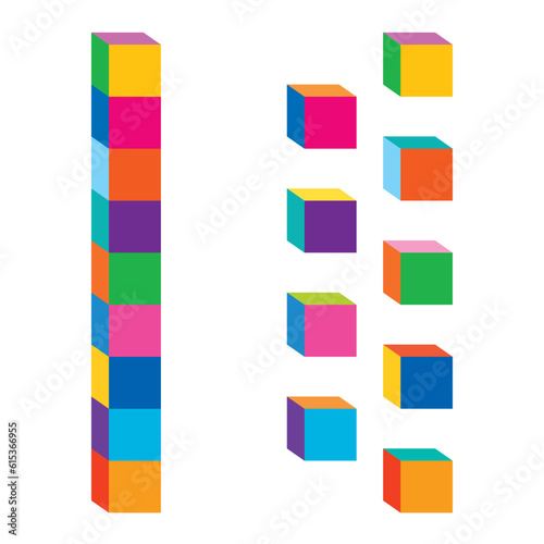 Colorful Game Blocks For Kids