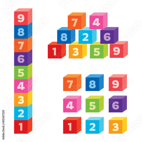 Colorful Game Blocks For Kids