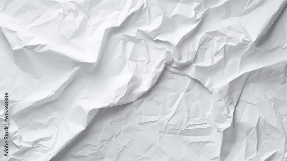 Fototapeta premium white crumpled paper background