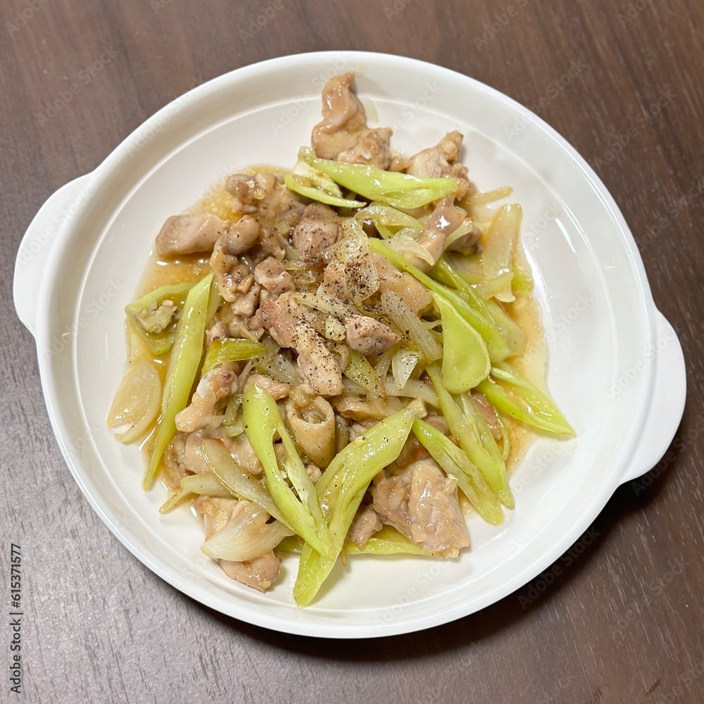 Stir-fried Chicken with Banana Peppers