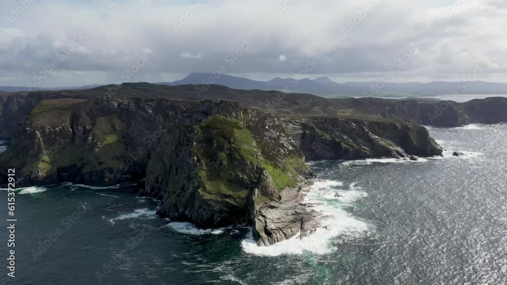 Aerial view of Horn Head by Dunfanaghy in County Donegal, Irleland Aerial view of Horn Head by Dunfanaghy in County Donegal, Irleland