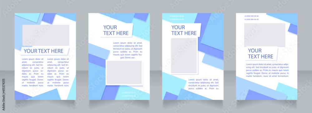 Pregnancy symptoms guidance blank brochure layout design. Vertical poster template set with empty copy space for text. Premade corporate reports collection. Editable flyer paper pages