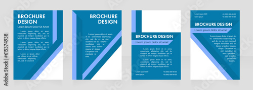 Patient education handout blank brochure layout design. Treatment info. Vertical poster template set with empty copy space for text. Premade corporate reports collection. Editable flyer paper pages