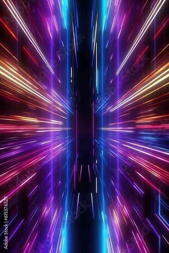 Color technology rays background material